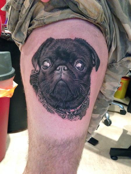 Tattoos - Dog Portrait - 92173